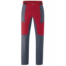 Maier Sports Funktions-/Trekkinghose Kerid - wasserabweisend - rot/blau Herren